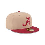 Alabama New Era 5950 Flat Bill Fitted Cap